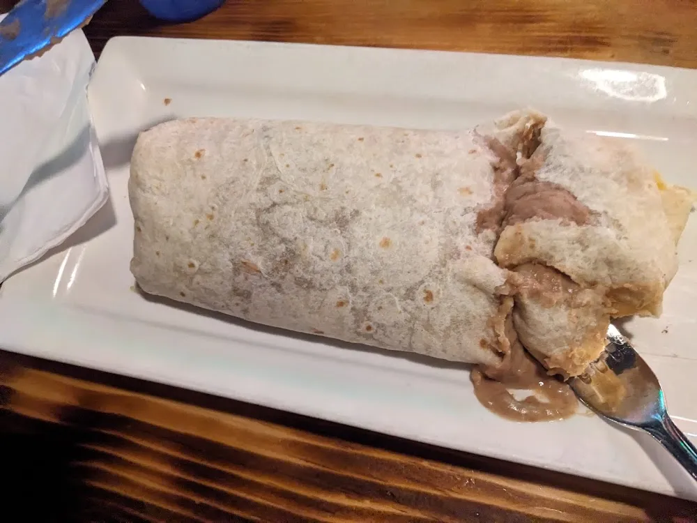 Bean Rice and Cheese Burrito