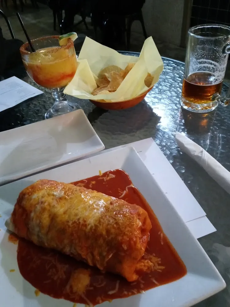 Wet California Supreme Burrito with Asada